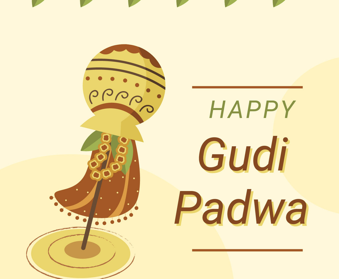 Gudi Padwa Celebration Vector