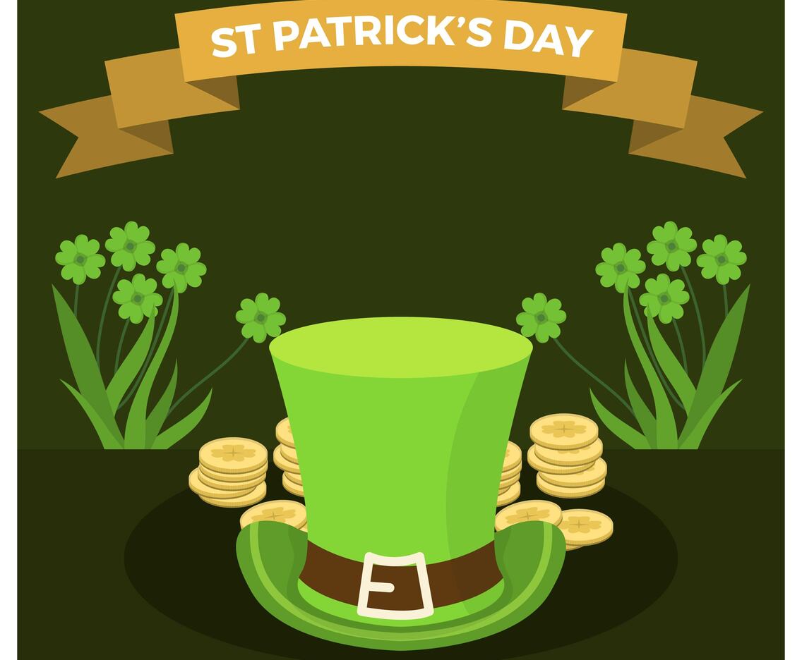 Flat St Patrick's Day Vector Illustration