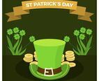 Flat St Patrick's Day Vector Illustration