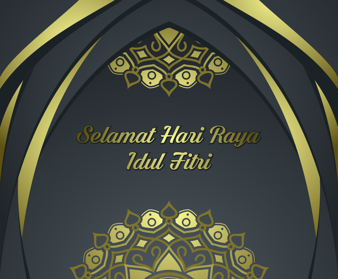Elegant Selamat Hari Raya Idul Firtri Vector