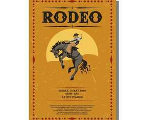 Rodeo Flyer Vector