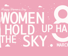 International Women's Day Quote 2 Vector