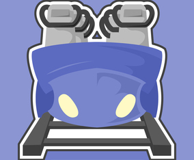 rollercoaster front view flat illustration