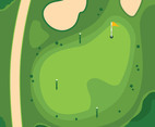 Golf course, Overhead View