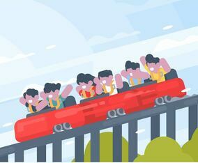 Rollercoaster Illustration