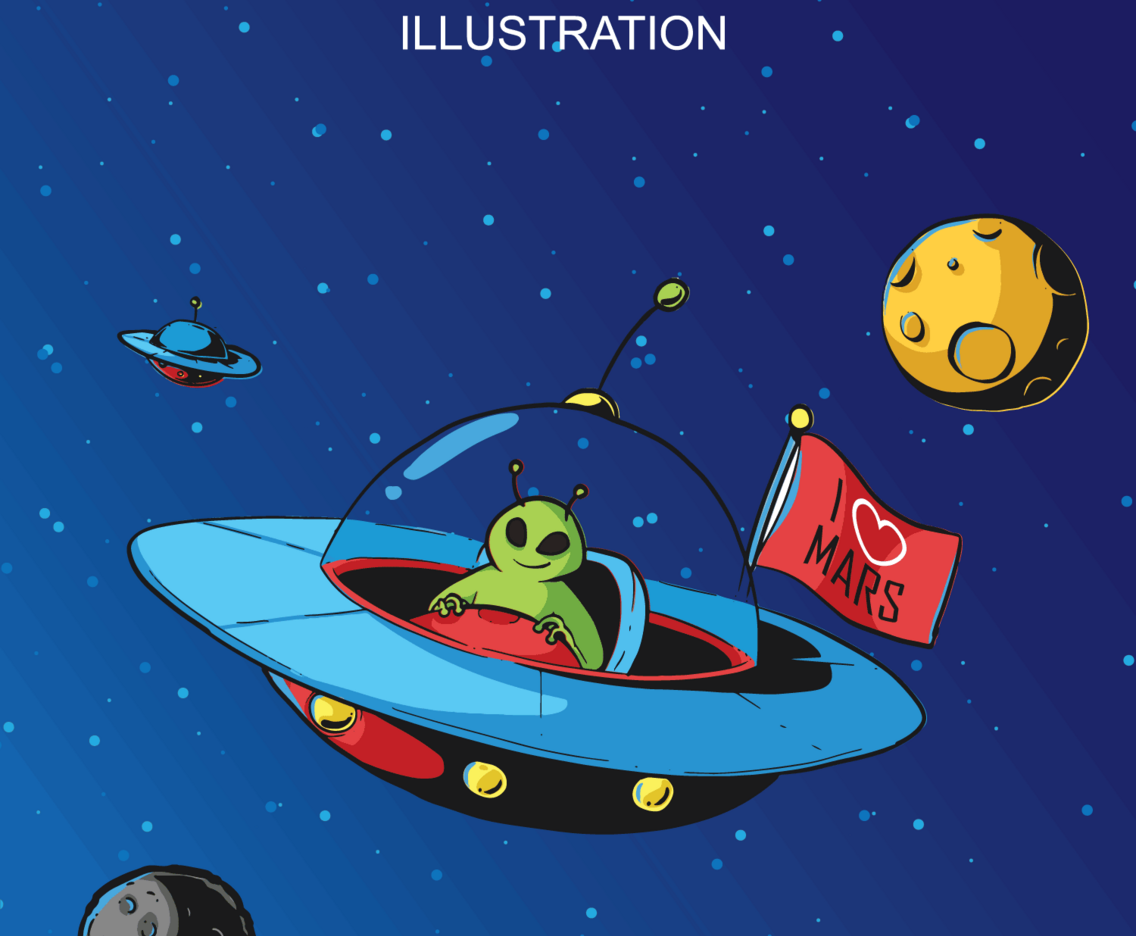 Martian Illustration