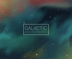 Ultra Violet Galactic Vector Background