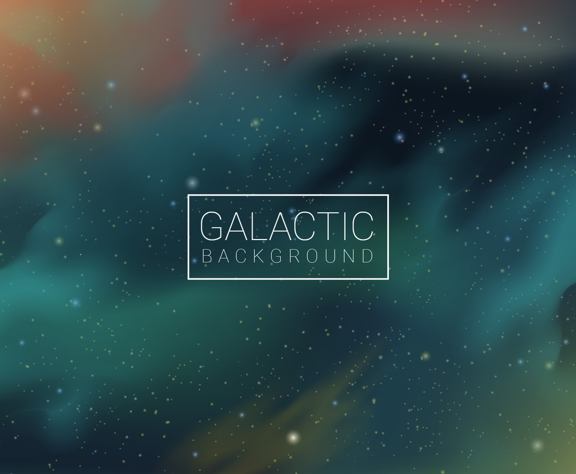 Ultra Violet Galactic Vector Background