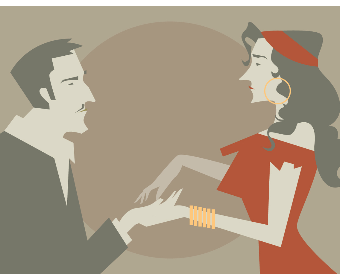 Palm Reader Woman Vector