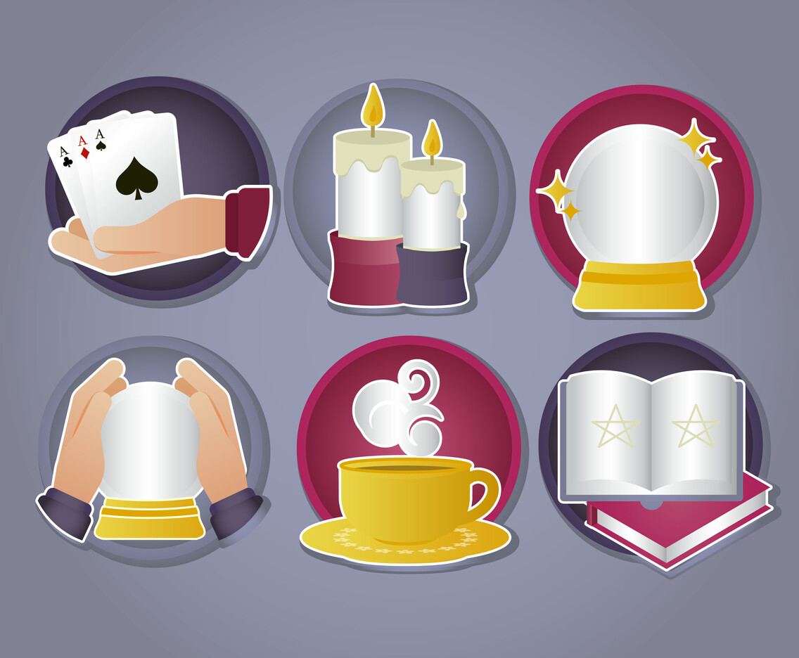 Vector Fortune Teller Elements