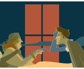 Tarot Reader Woman Vector