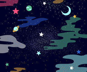 Outstanding Ultra Violet Galactic Background Vectors