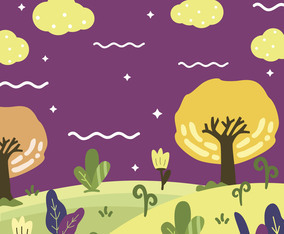 Magical Garden Background