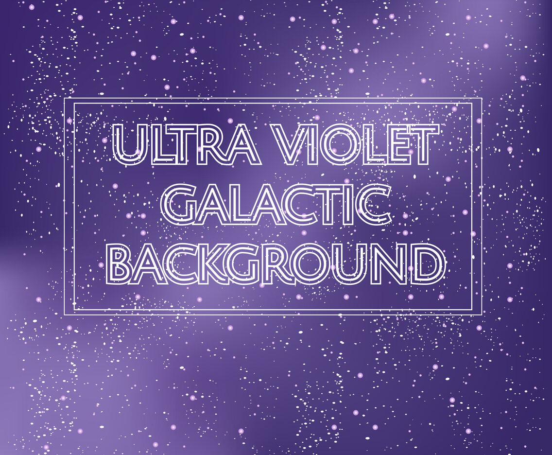 Ultra Violet Galactic Background Vector