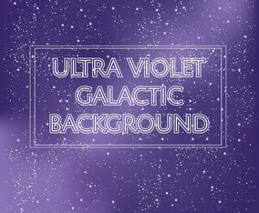 Ultra Violet Galactic Background Vector
