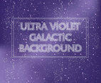 Ultra Violet Galactic Background Vector