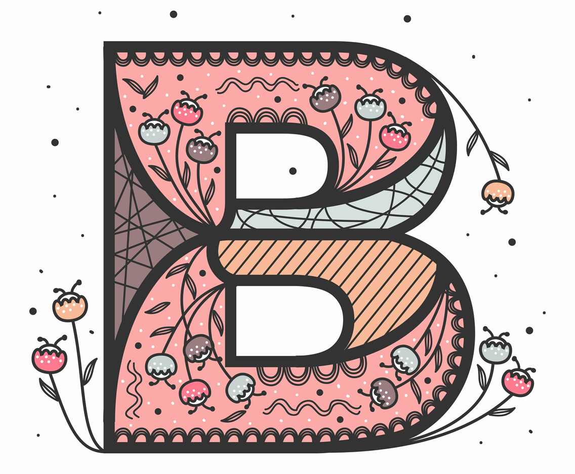 Letter B Vector