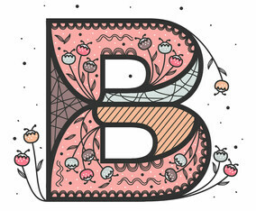 Letter B Vector