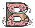 Letter B Vector