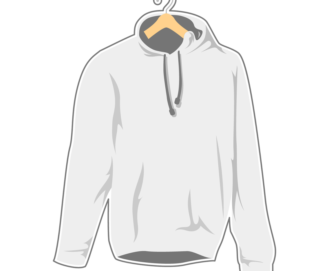 blank white hanger hooded sweatshirt template