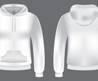 Blank Hooded Sweatshirt Template