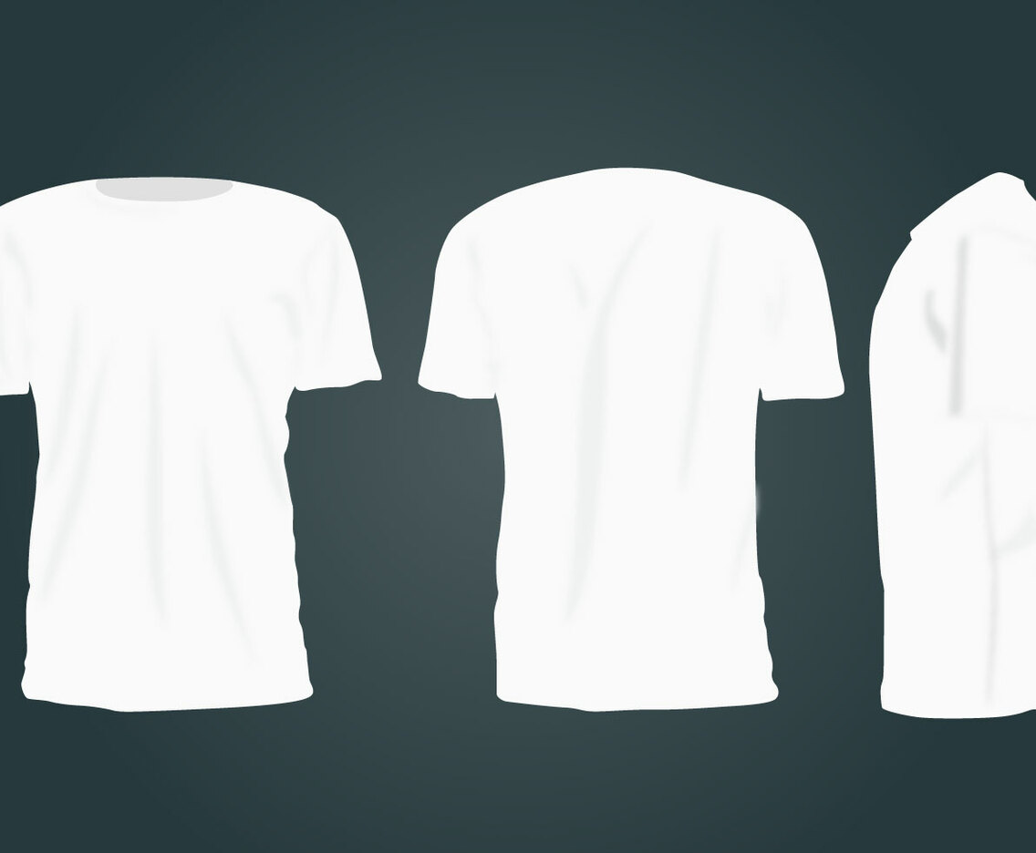 Blank T-Shirt Template Vector
