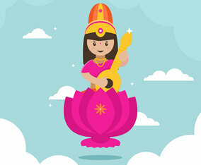 Saraswathi Illustration