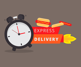 Food App Icon for Express Delivery Food