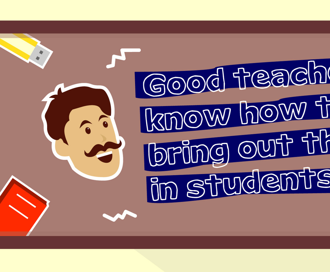Teacher Facebook Cover Illustration