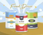 Food Drive Illustration