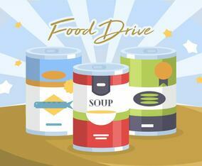 Food Drive Illustration