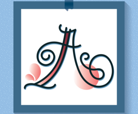 letter A typography