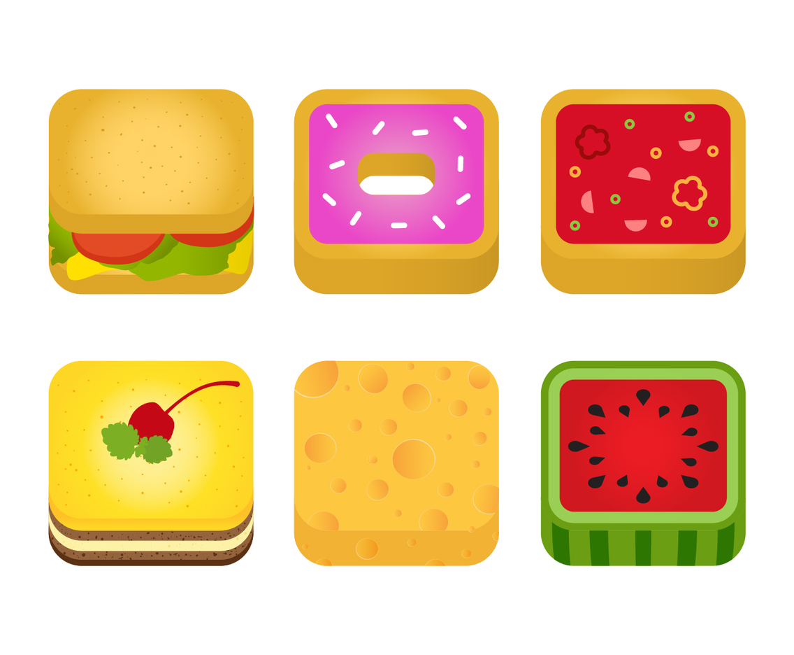 Food App Icon Vector