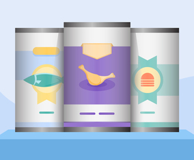 Delivery Food flat illustration