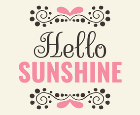 Hello Sunshine Wall Art Poster