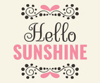 Hello Sunshine Wall Art Poster