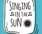 Singing in the Sun Wall Art Poster