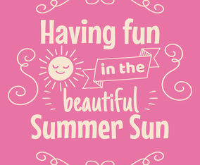Having Fun in the Sun Wall Art Poster