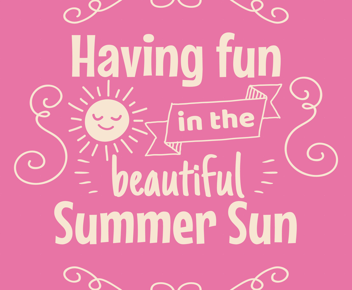 Having Fun in the Sun Wall Art Poster