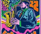 Psychedelic Concert Poster Jazz Music