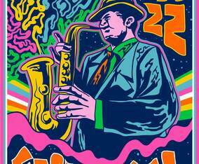 Psychedelic Concert Poster Jazz Music