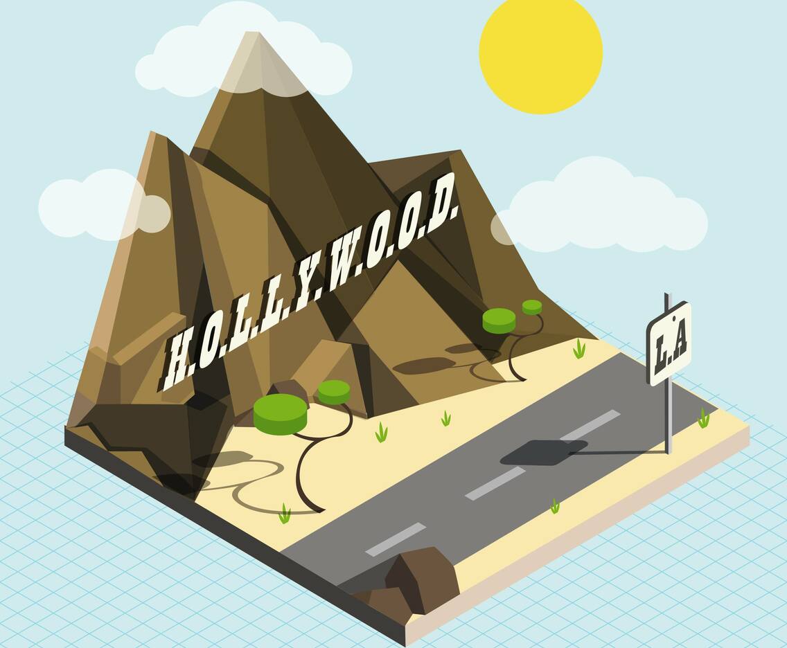 Isometric Los Angeles Illustration