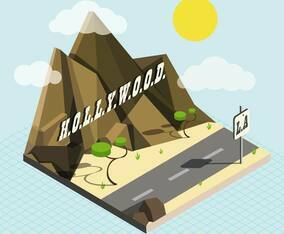 Isometric Los Angeles Illustration