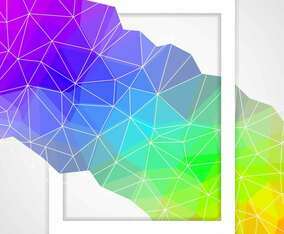 Abstract Triangles Background