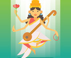 Saraswathi Illustration