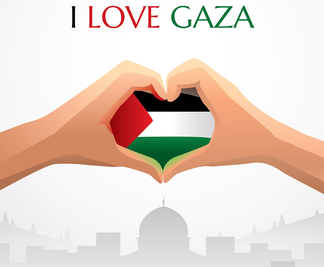 I love Gaza Vector