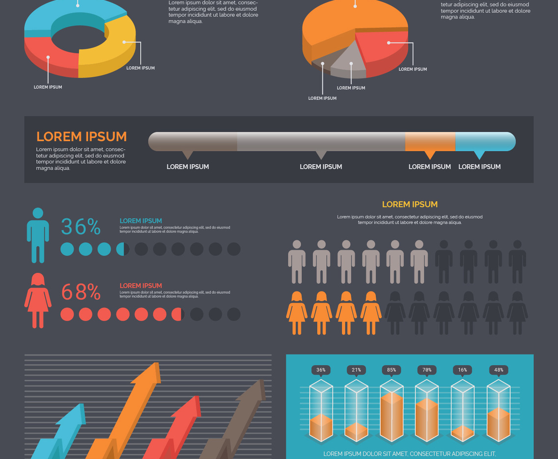 Data Visualization Vector Elements