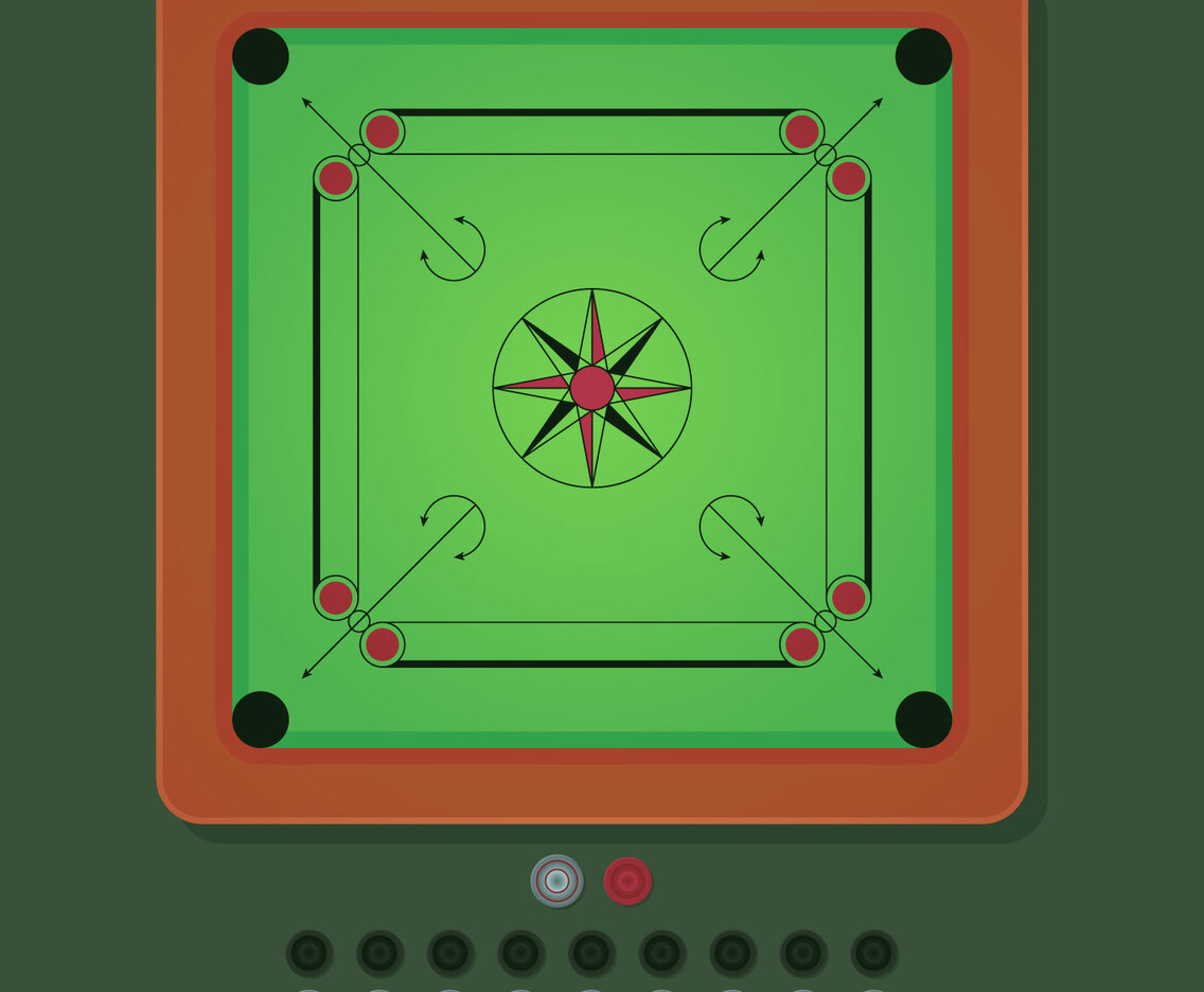 Iconic Carrom Vectors