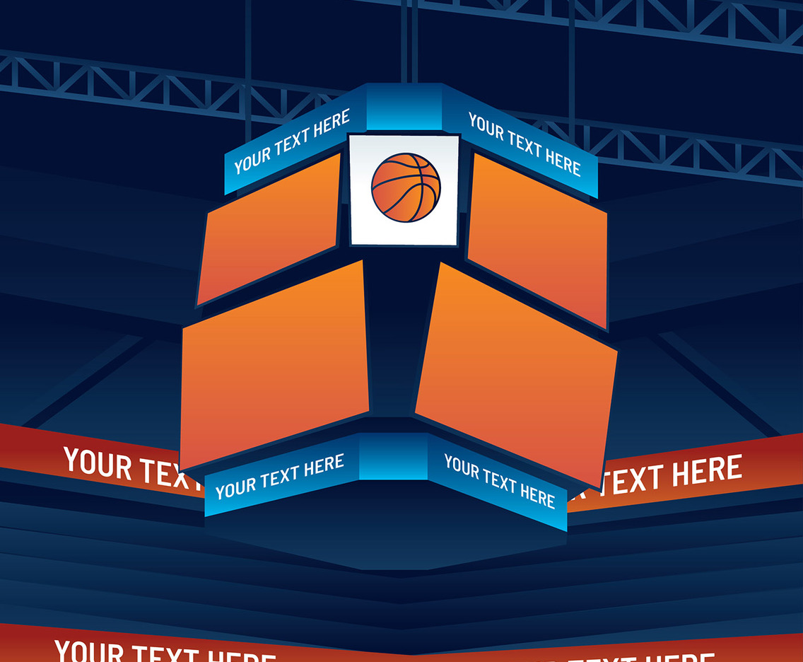 Stadium Jumbotron Vector