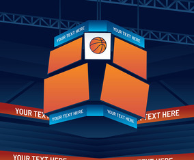 Stadium Jumbotron Vector